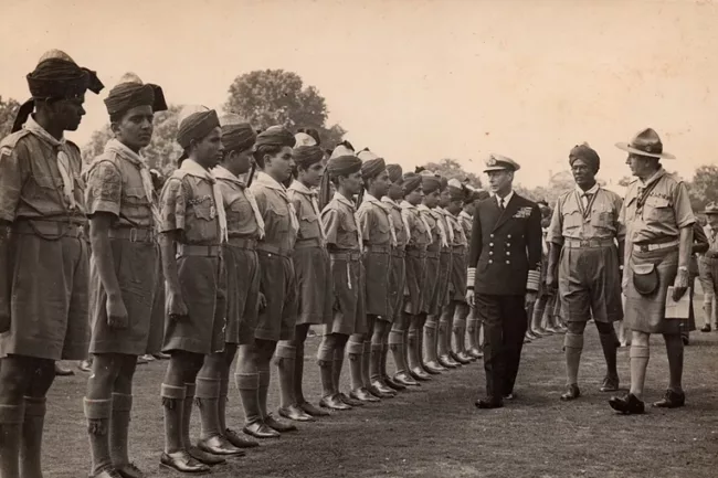 Indian contingent scouts in Paris, 1947 (Source: FPJ Bureau)